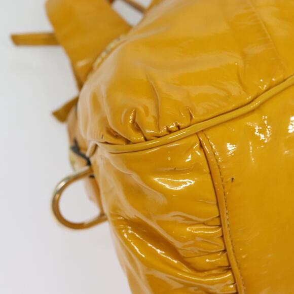 GUCCI Tote Bag Enamel Yellow Gold - Picture 12 of 16